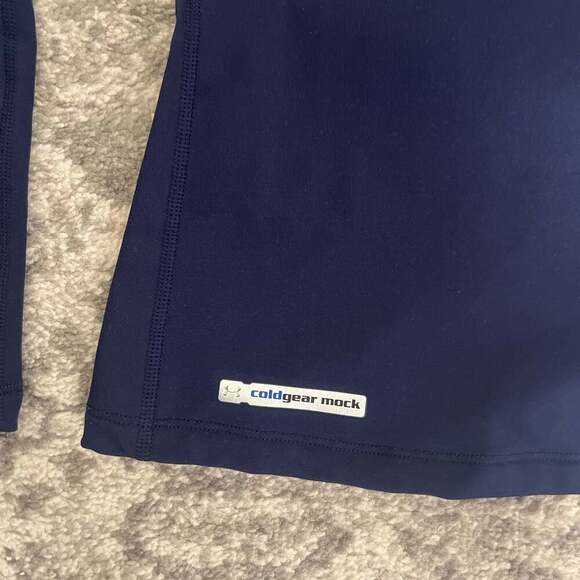 Under Armour Women's ColdGear Authentic Mock Neck Long Sleeve Shirt - Picture 4 of 6